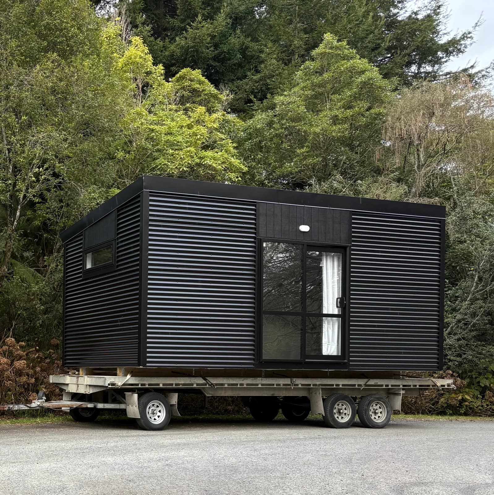 NZ-made backyard cabin on a customer site